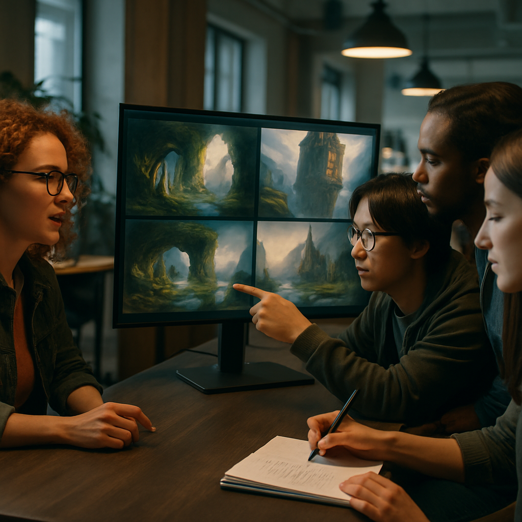 AI image generator for creating concept art main image