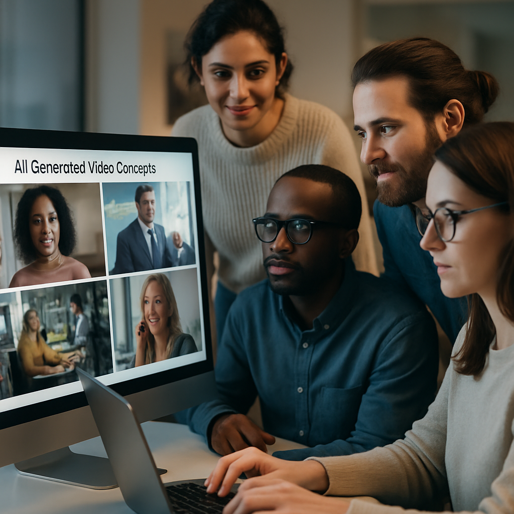 AI video generator that uses text prompts main image