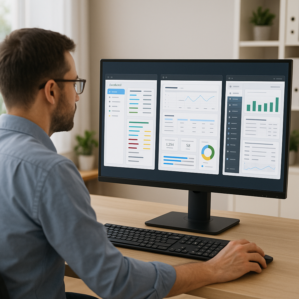 AI-generated main visual for how to use AI to analyze competitor SEO strategies comparison.