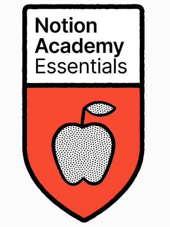 Notion Essentials Badge