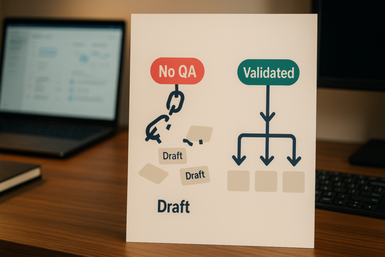 AI content scaling quality drop workflow fix hero