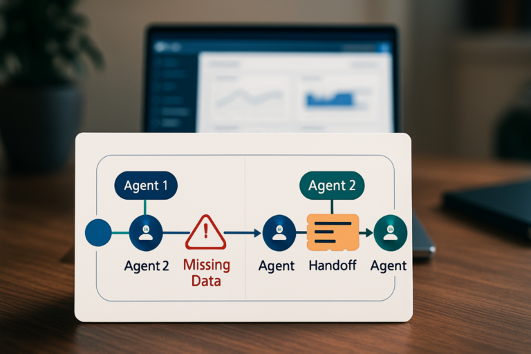 AI workflow missing data handoff agent fix hero